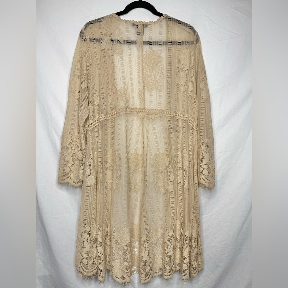Miss Chievous Lace Beige Robe - Picture 5 of 7